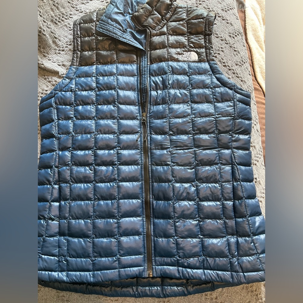 The North Face Navy Quilted Vest